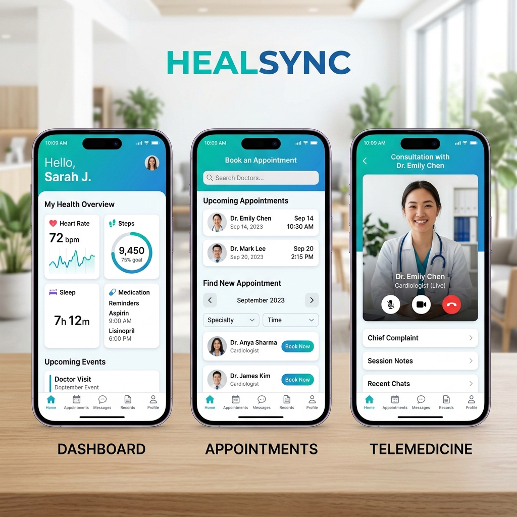 Healthcare & Telemedicine App